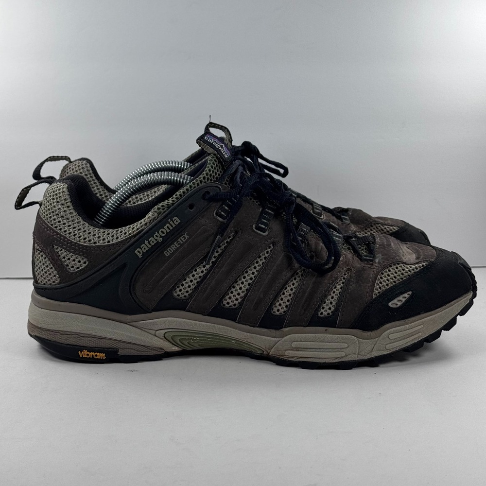Patagonia Release Gore-Tex Espresso Mens Hiking Shoes Vibram T80373 Size 11.5